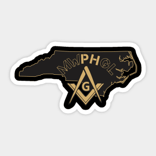 MWPHGLNC - Black & Gold Sticker